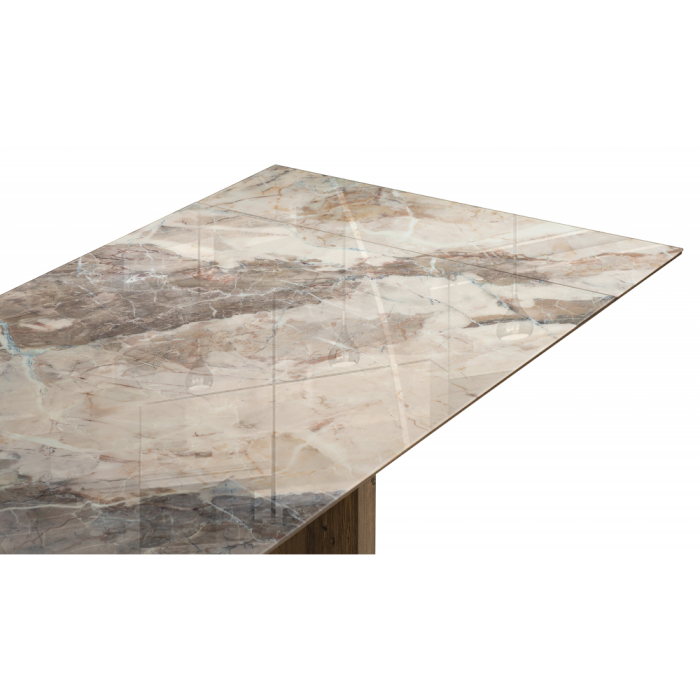 Обеденные столы, Стеклянный стол Монерон 200(260)х100х77