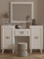 Туалетные столики, Туалетный столик Валенсия (1335х420х900) (золото)