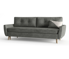 Диваны с ящиком для белья, Диван-кровать Норфолк, независимый пружинный блок, велюр