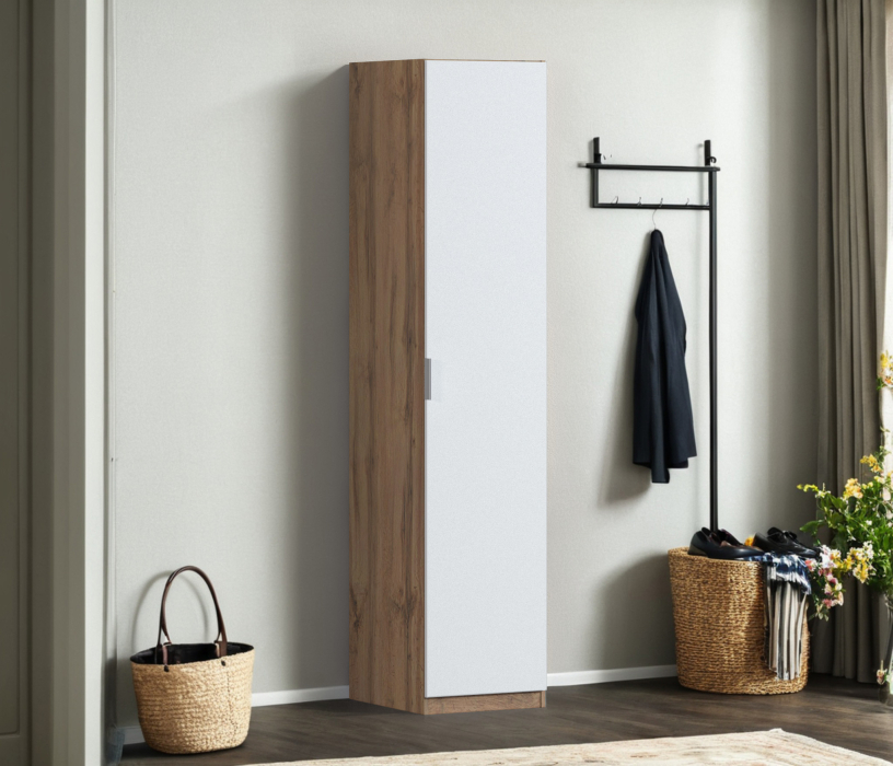 Для одежды, Шкаф однодверный Макс 500 мм, вариант №3 (ЛДСП, дуб вотан)