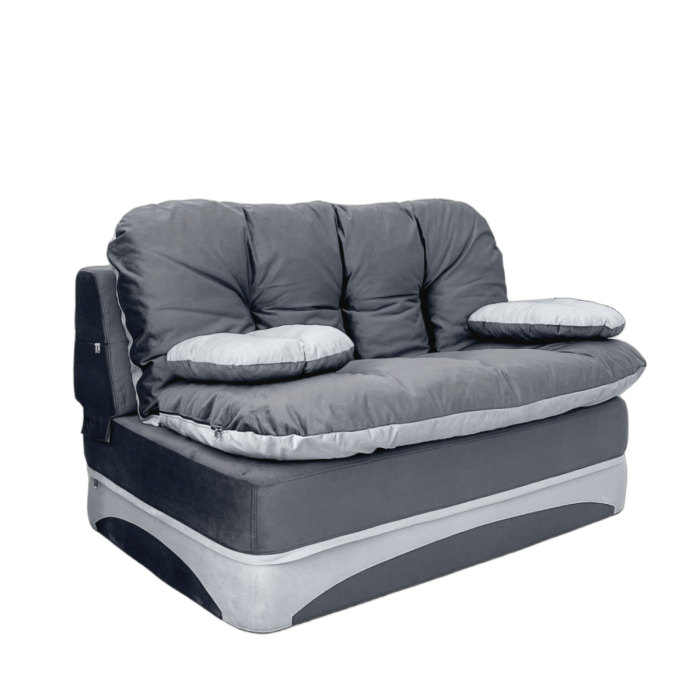 Бескаркасные диваны, Бескаркасный диван-кровать Клиффорд Мини, спальное место 1550*1900 мм велюр