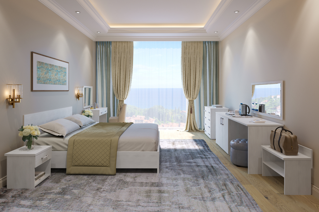 Кровати 140х190, Кровать Виктория ВИ-33 (1400x1900)