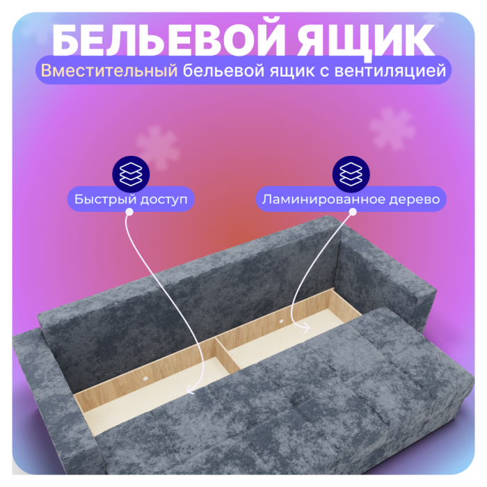 Диваны прямые, Прямой диван Рио, ППУ, Симпл