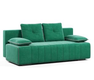 Диван-кровать прямой Лестер аккордеон-евро, велюр