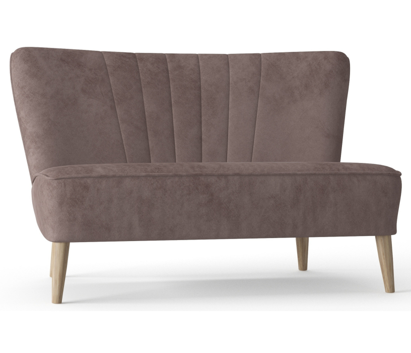 Дизайнерские диваны для гостиной, Диван прямой Зола, Велюр