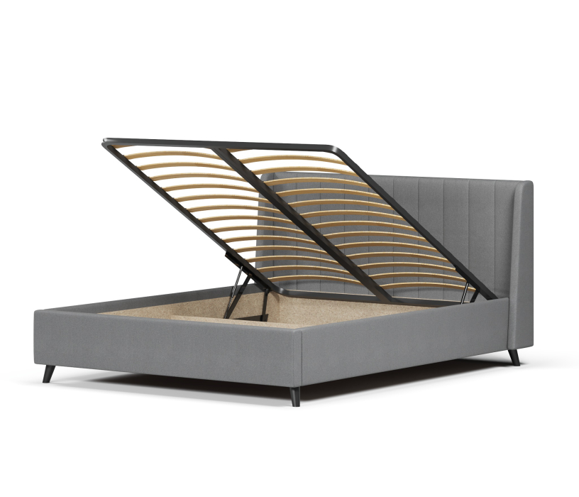 Мягкая кровать, Кровать Милла 160, велюр