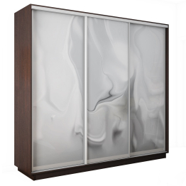 Шкаф-купе Экспресс 3-х дверный Фотопечать Шелк Стекла 210х45х240