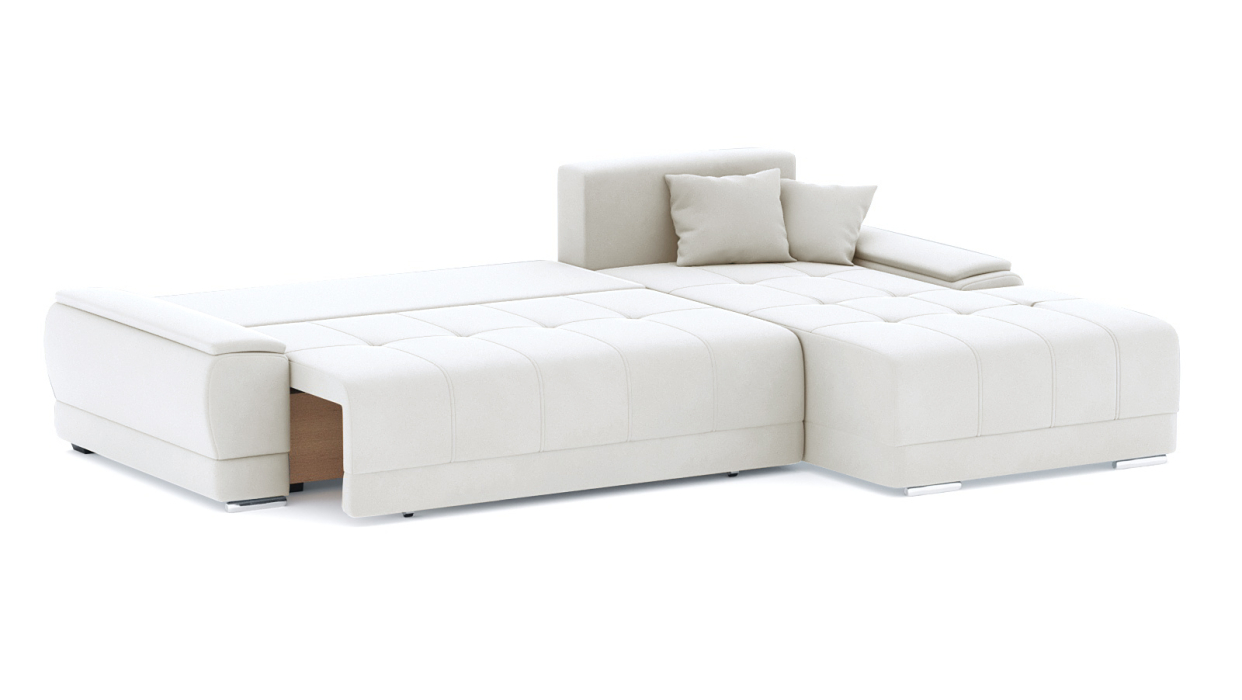 Диваны угловые в гостиную, Диван-кровать угловой Нордвикс ПБ, велюр