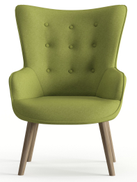 Кресло дизайнерское Шелли, рогожка