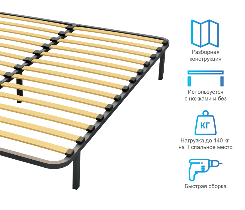 Ортопедические основания, Ортопедическое основание 120х200 см