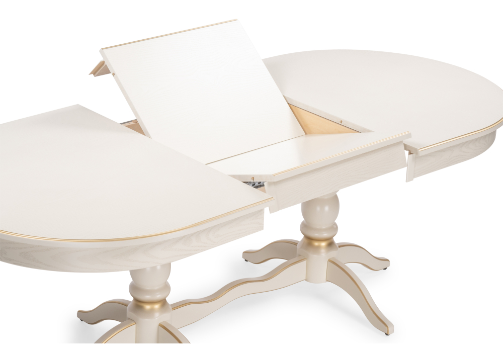 Обеденные столы, Стол деревянный Дейвер 160(220)х100 (золото)