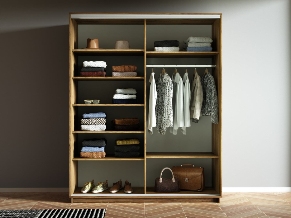 Шкафы-купе 2-х дверные, Шкаф-купе Экспресс 2-х дверный Фотопечать Квадрат Стекла 160х60х220