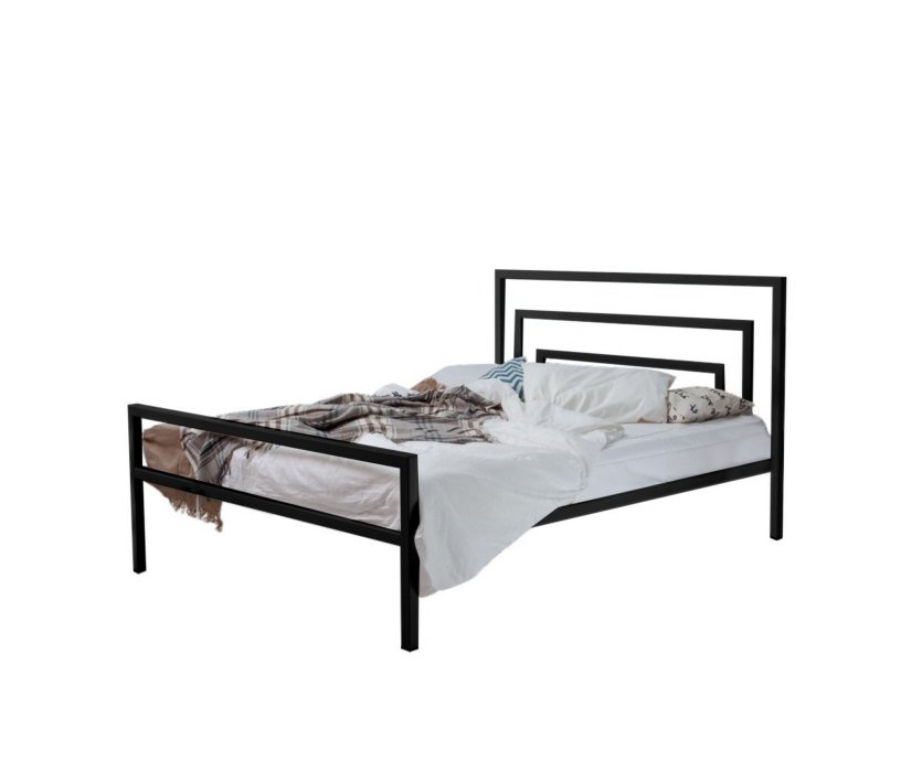 Кровати 140 см, Металлическая кровать Атланта 1.4