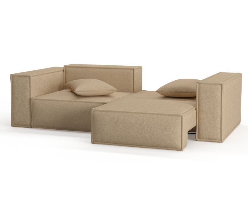 Диваны еврокнижки, Диван-кровать Loft, независимый пружинный блок, рогожка