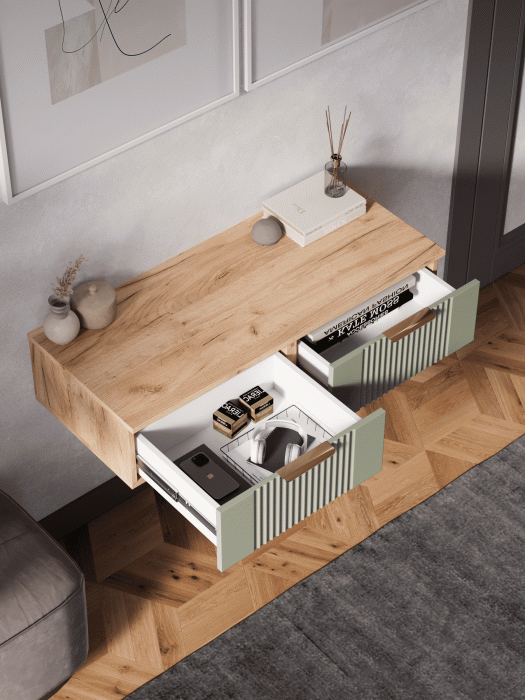 Прикроватные и настенные  столики, Тумба подвесная Ингрия Luxe 10