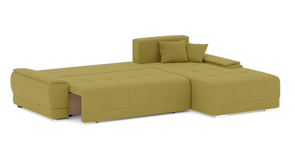 Диваны угловые в гостиную, Диван-кровать угловой Нордвикс ПБ, велюр