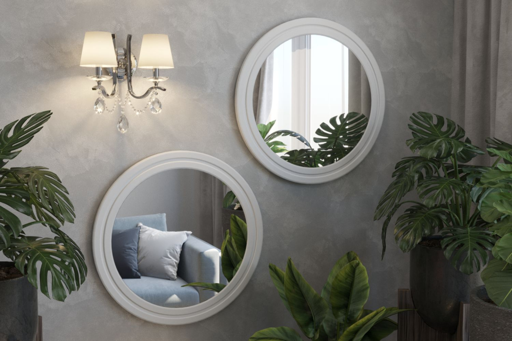 Зеркала в спальню, Зеркало «Монблан» МБ-42 (700х700)