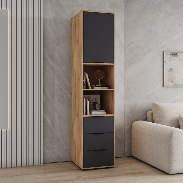 Шкафы одностворчатые, Пенал Оптима ОП-03