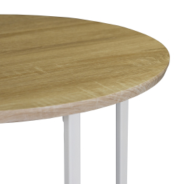 Стол журнальный БьютиСтайл 16 дуб сонома/белый