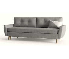 Диваны с ящиком для белья, Диван-кровать Норфолк, независимый пружинный блок, велюр