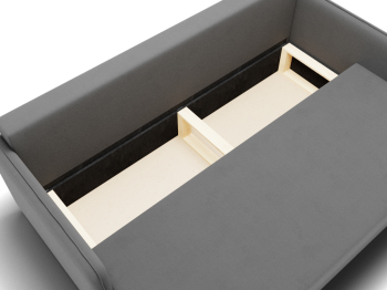 Прямой диван Санти,еврокнижка,велюр