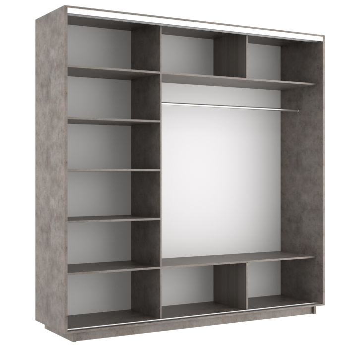 Шкафы-купе, Шкаф-купе Медиум Широкий, 180х60х240