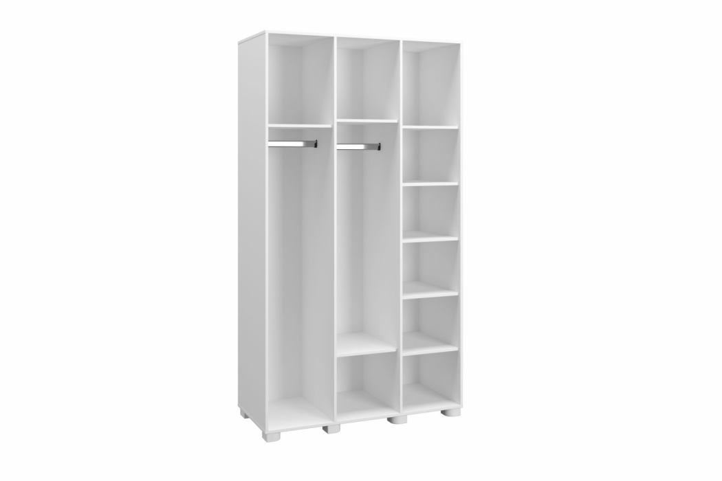 Шкафы распашные, Шкаф «Монблан» МБ-24К комбинированный