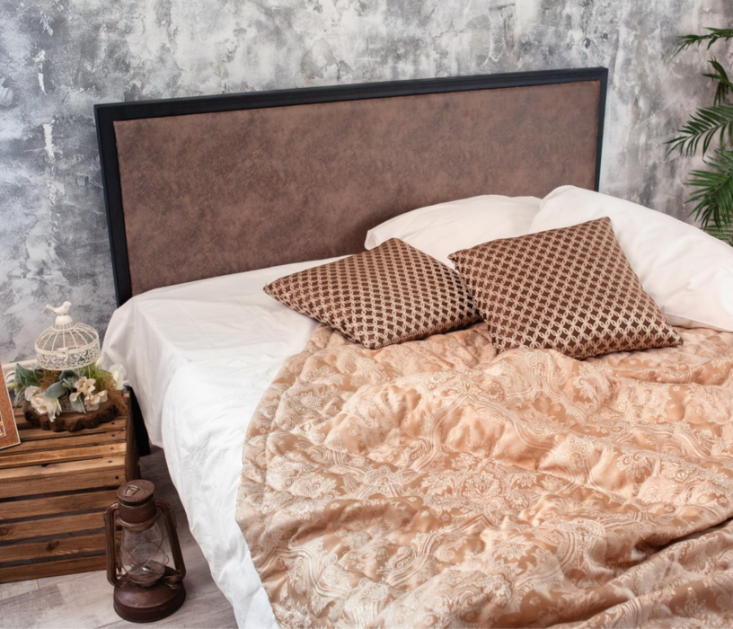 Кровати 180х200, Кровать в стиле лофт Лоренцо 1.8 (Черный)