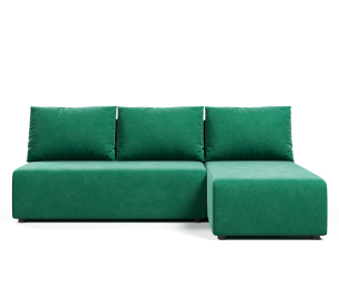 Угловой диван-кровать Каир (Комо, Крит), велюр