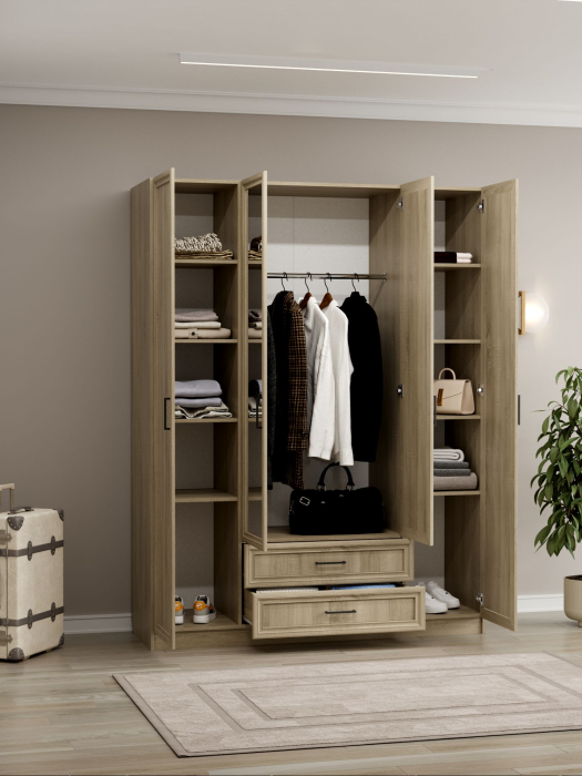 Для одежды, Шкаф распашной МДФ ШК-4/2