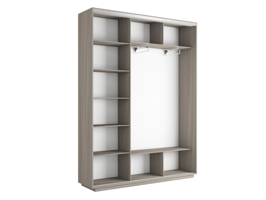 Шкафы-купе 3-х дверные, Шкаф-купе Экспресс Экспенс трио 2400 x 1800 x 450