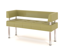 Офисные диваны, Офисный диван бизнес п-образный 150см