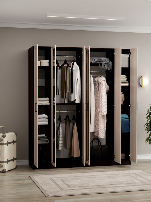 Для одежды, Шкаф распашной МДФ ШК-6/5