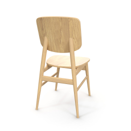 Стул VASTO-V с деревянной спинкой и сиденьем Vasto_V_ND