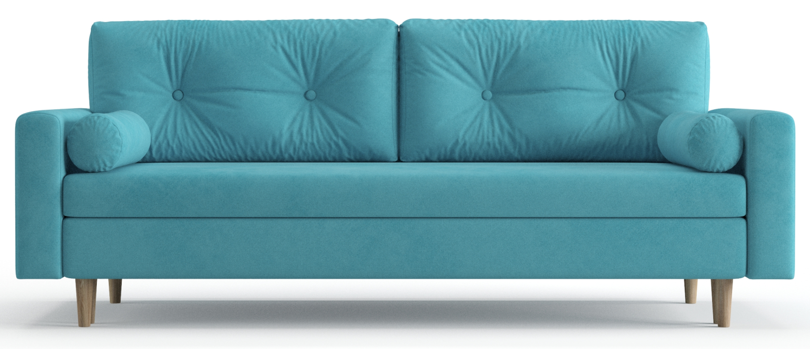 Диваны еврокнижки, Диван-кровать Таврида, пружинный блок, велюр