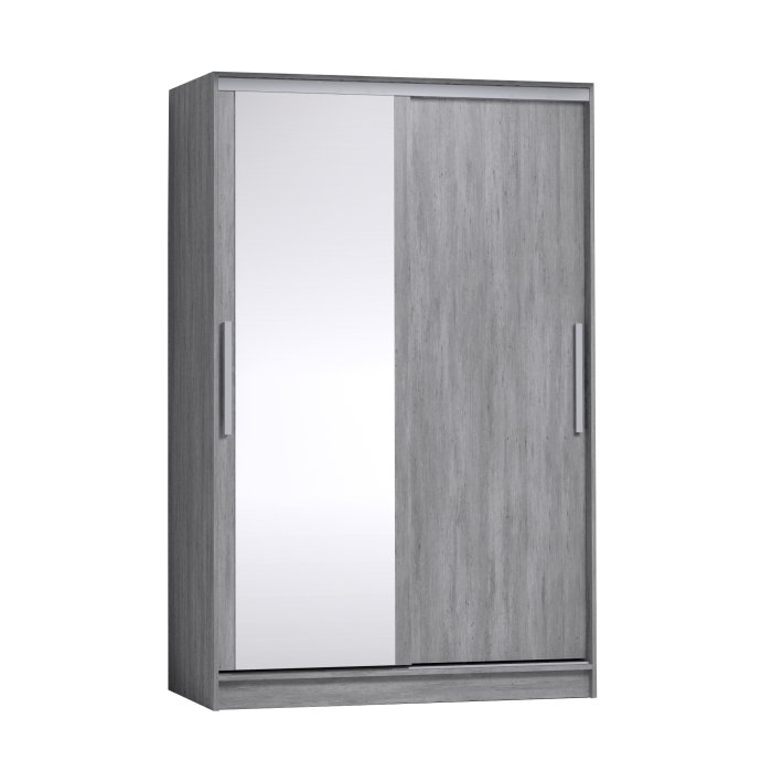 Шкафы-купе 2-х дверные, Шкаф-купе 2-дв  Strike 1350 зеркало/лдсп  (в2105*ш1350*г595)