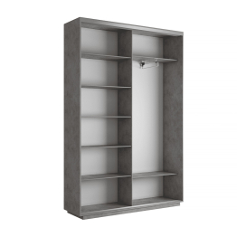 Шкаф-купе Экспресс 2-х дверный Фотопечать Шелк Стекла 160х45х220