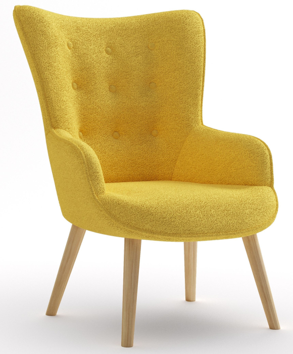 Кресло для отдыха, Кресло интерьерное Шелли, искусственный мех