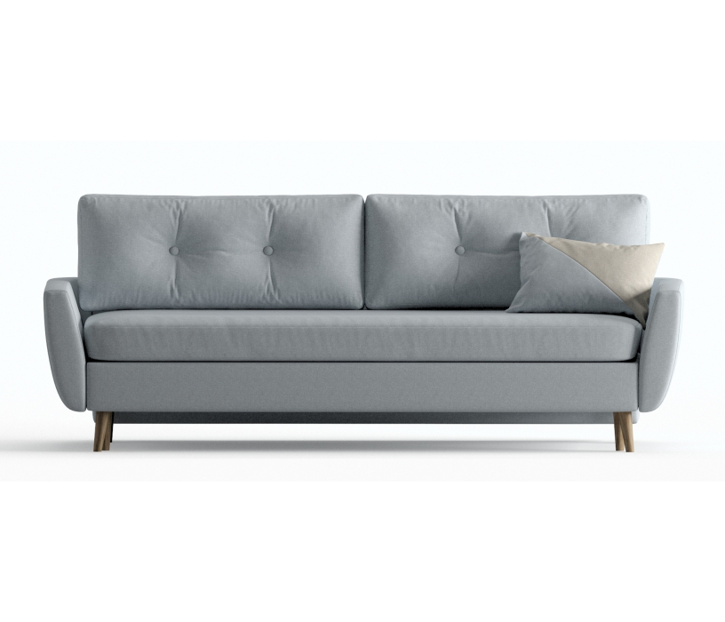 Диваны с ящиком для белья, Диван-кровать Норфолк, независимый пружинный блок, рогожка