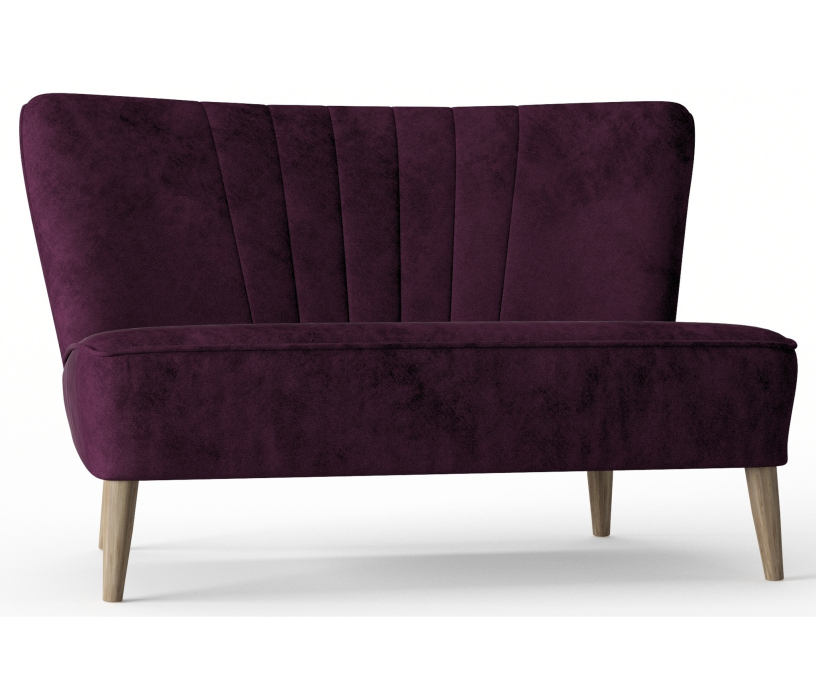 Дизайнерские диваны для гостиной, Диван прямой Зола, Велюр