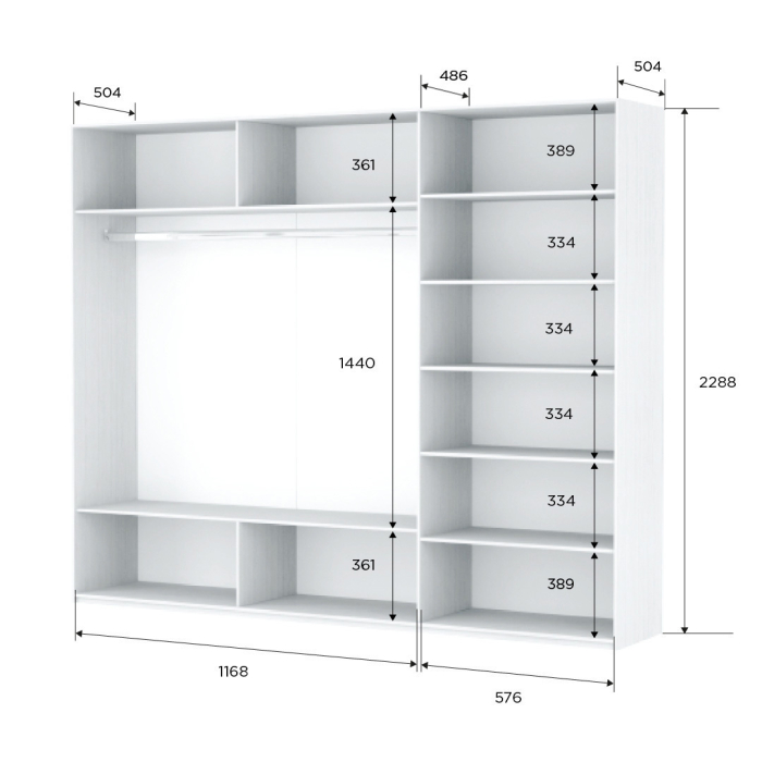 Шкафы-купе 3-х дверные, Шкаф-купе Прайм 3-х дверный Фотопечать Квадраты Стекла/Доводчики 180х57х230