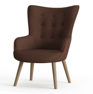 Кресло для отдыха, Кресло дизайнерское Шелли, рогожка