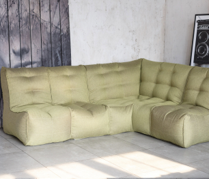 Модульный диван SHAPE (бескаркасный) угловой +3