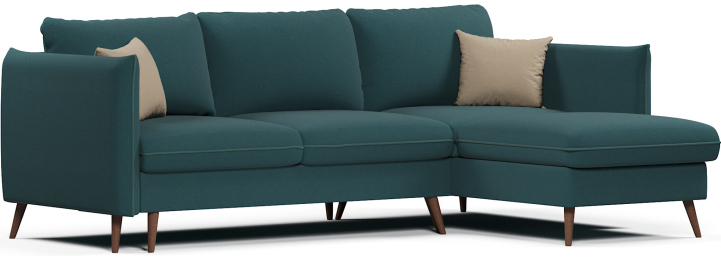 Диван угловой Пекин еврокнижка, велюр