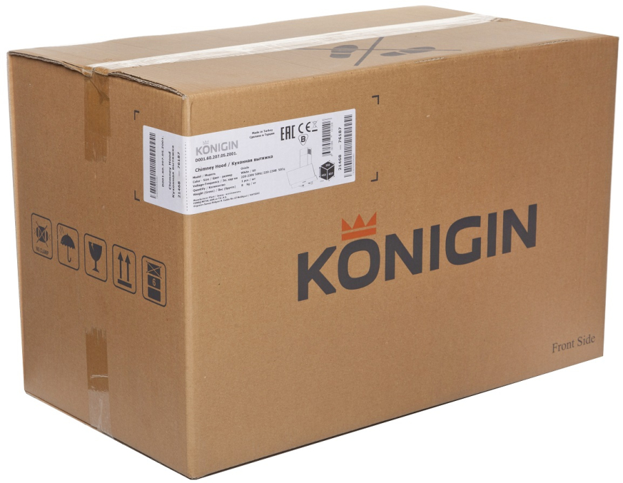 Вытяжки, Кухонная вытяжка Oriole White 60