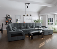 Диваны модульные угловые, Модульный диван Майами-4,микровелюр,антивандальная ткань,венеция