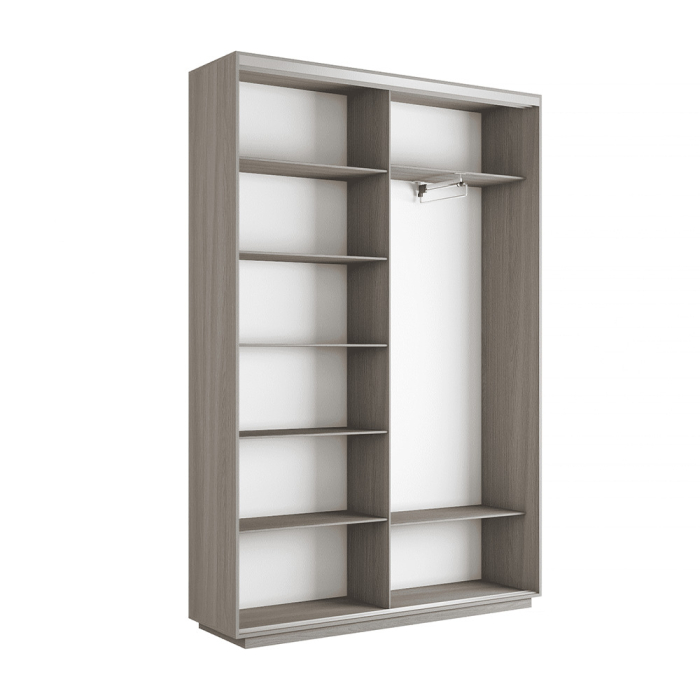 Шкафы-купе 2-х дверные, Шкаф-купе Экспресс 2-х дверный Фотопечать Ленты Стекла 160х45х220