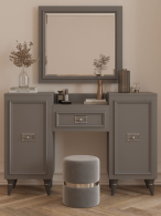 Туалетные столики, Туалетный столик Валенсия (1335х420х900) (серебро)