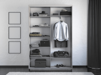 Шкаф-купе Экспресс 2-х дверный Фотопечать Шары Стекла 140х45х240