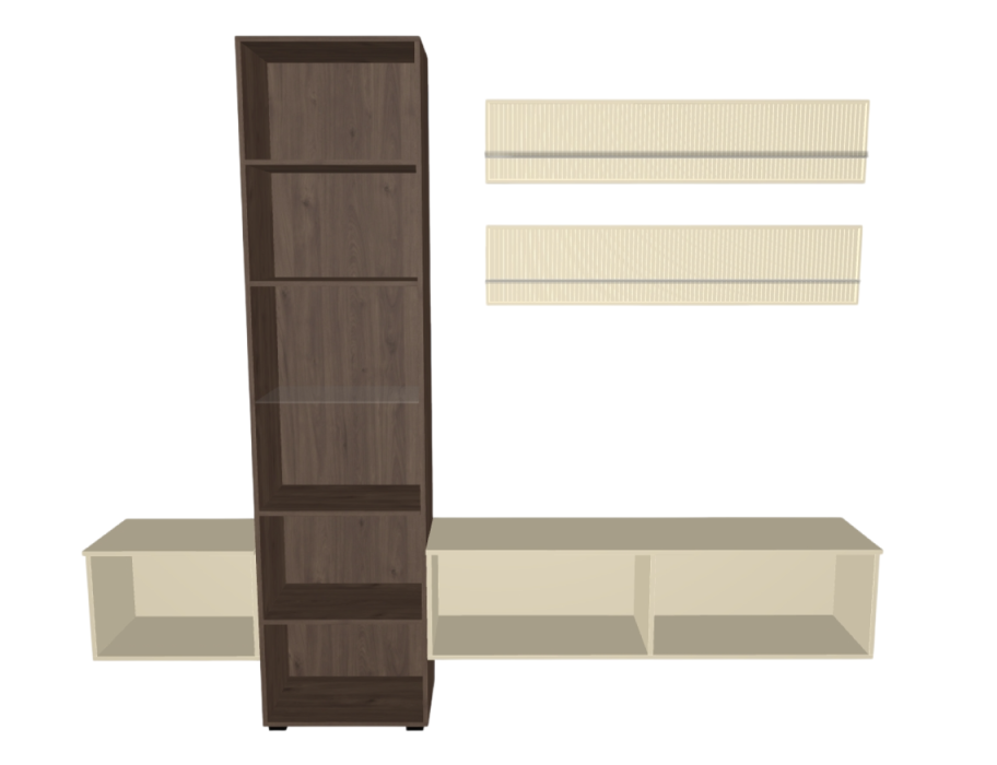 Стенки для гостиной, Модульная гостиная Стелла композиция 3